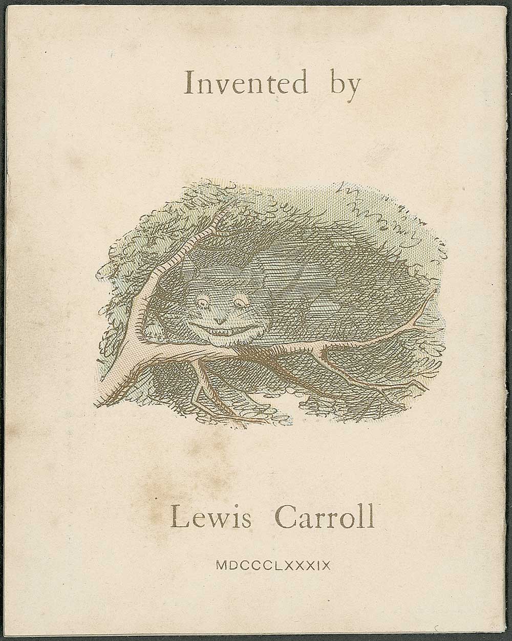Lewis Carroll (1832 – 1898)