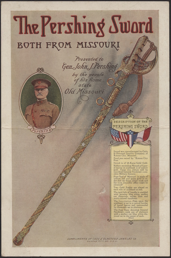 The Pershing Sword advertisement
