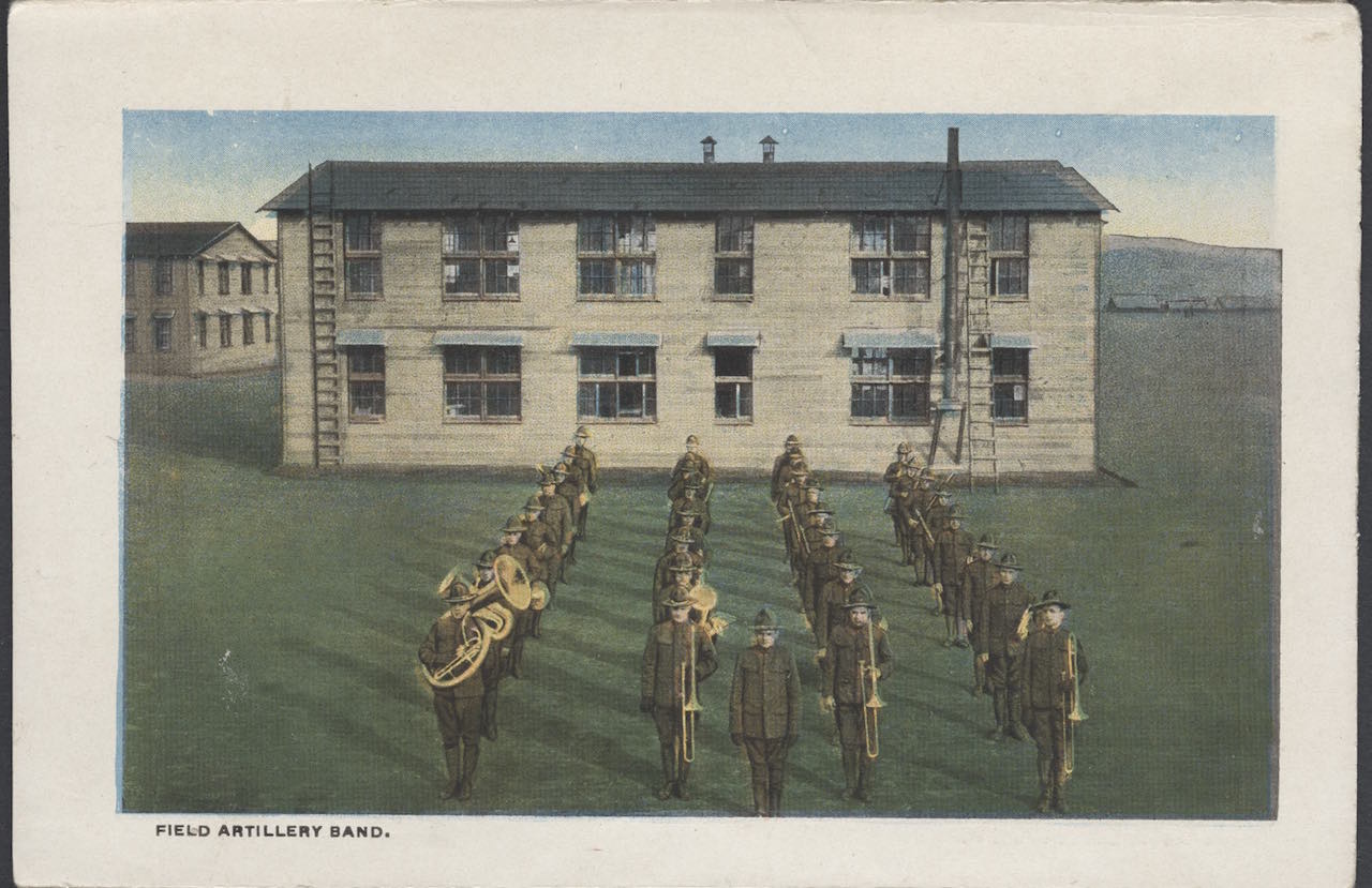U.S. Army souvenir postcards circa World War I