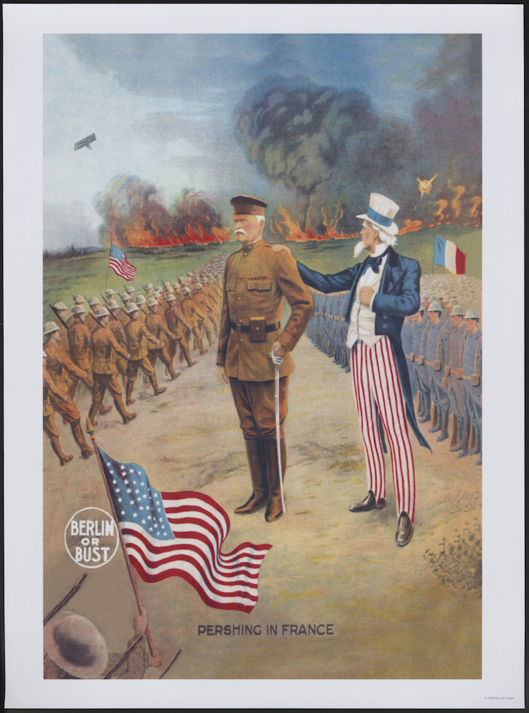 Uncle Sam World War I propaganda poster
