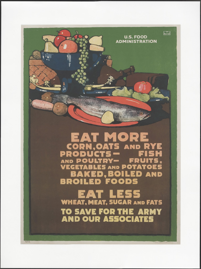 Diet World War I propaganda poster