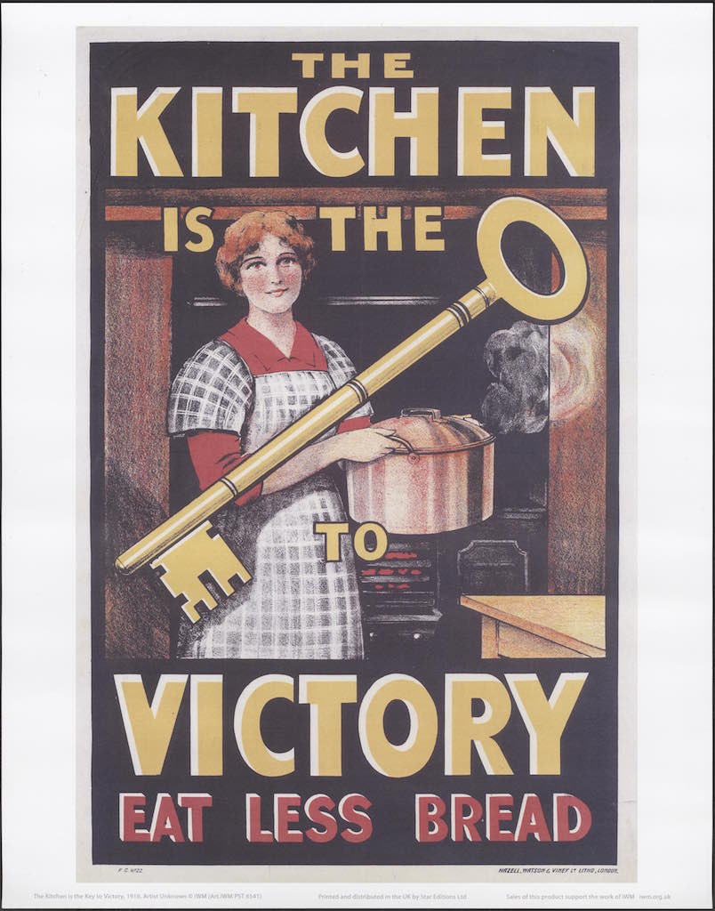 The kitchen is the key World War I propaganda poster