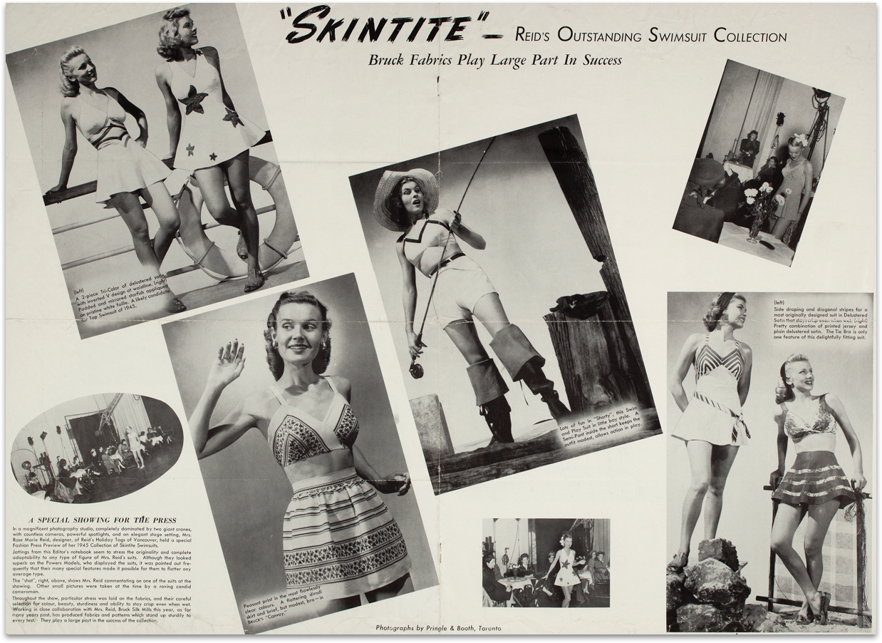 1940s & 1950s Canadian Swimsuit Designer-Rose Marie Reid - The Vintage Inn